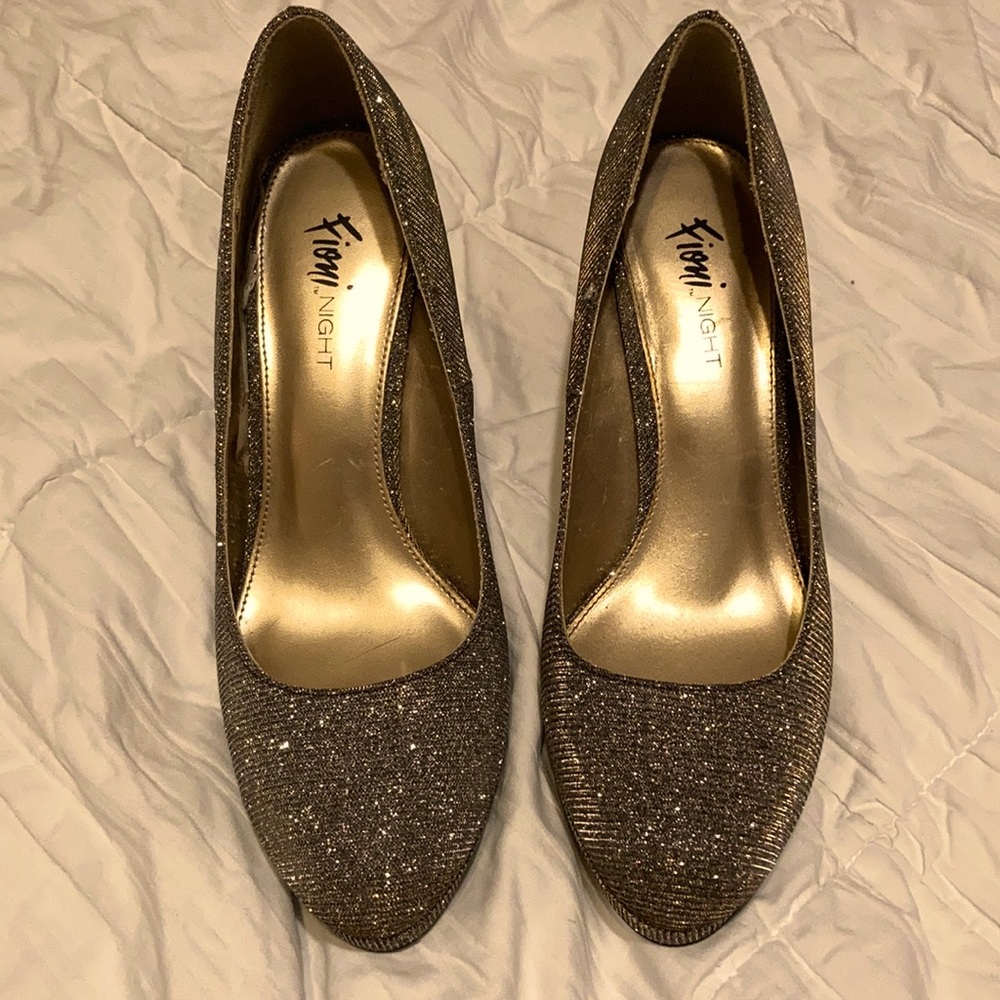 Silver gold heels